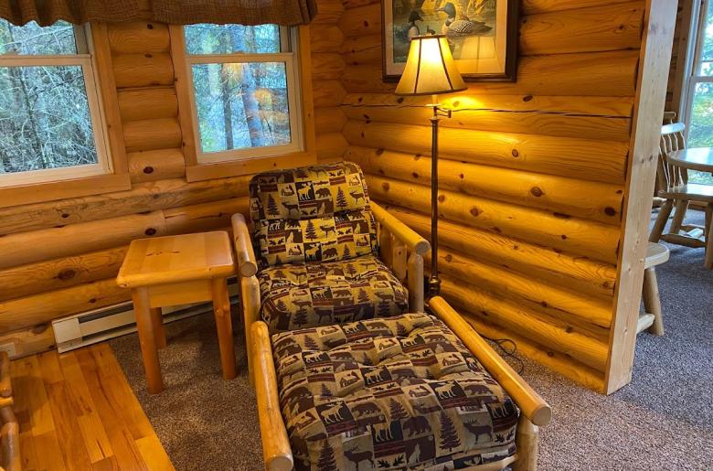 Twin size futon in the living area.